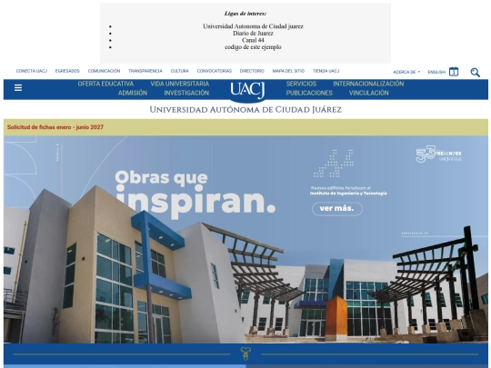 Lista screenshot