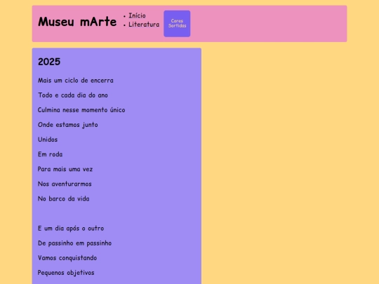 poesia/2025 screenshot
