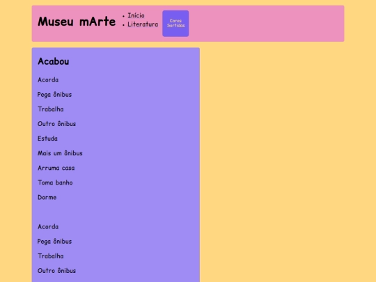 poesia/acabou screenshot