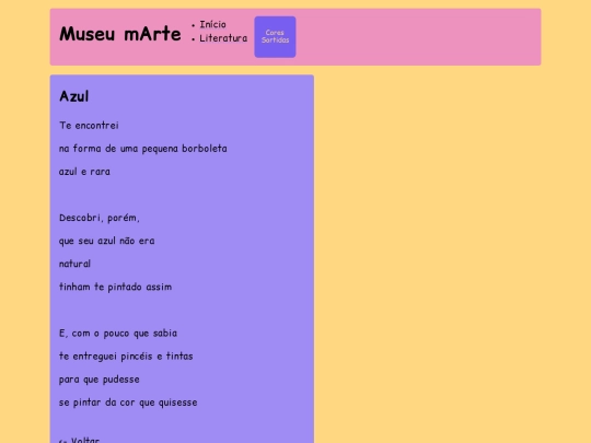 poesia/azul screenshot