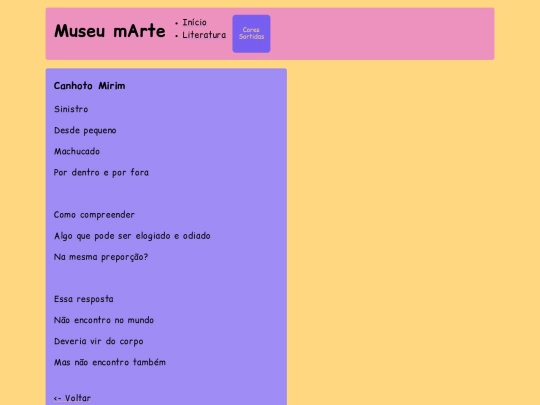 poesia/canhotomirim screenshot
