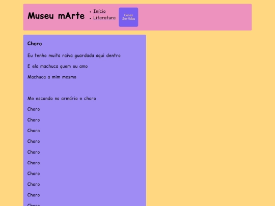 poesia/choro screenshot