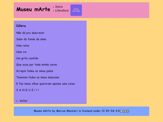 poesia/colera screenshot