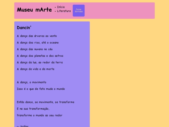 poesia/dancin screenshot