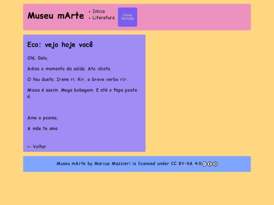 poesia/eco screenshot