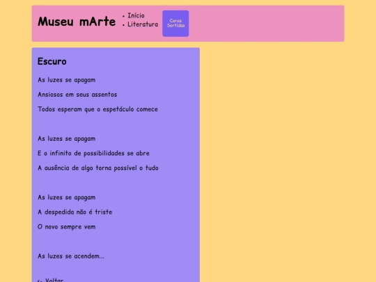 poesia/escuro screenshot