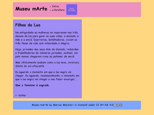 poesia/filhasdalua screenshot