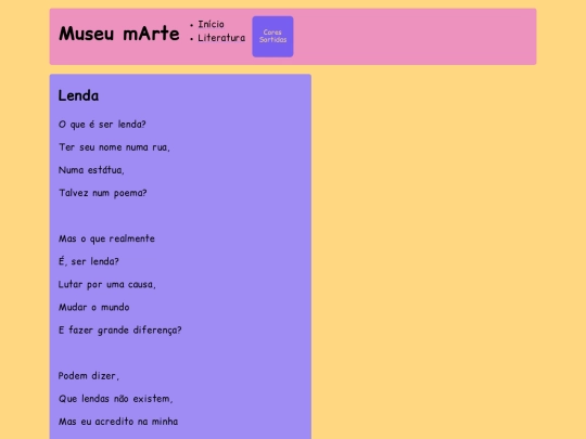 poesia/lenda screenshot
