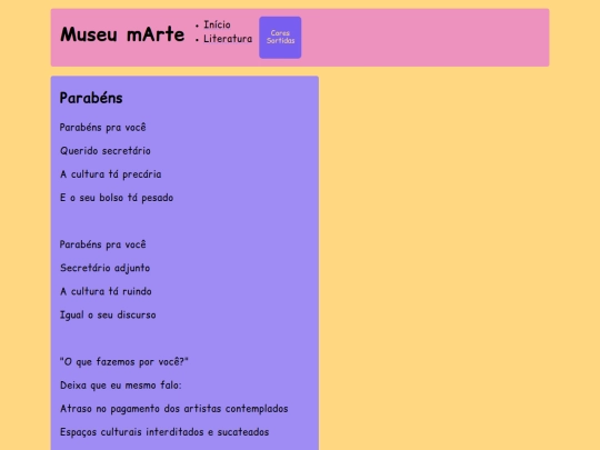 poesia/parabens screenshot