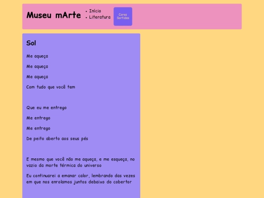 poesia/sol screenshot