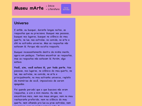 poesia/universo screenshot
