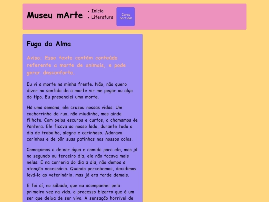 prosa/fugadaalma screenshot