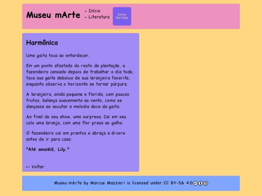prosa/harmonica screenshot