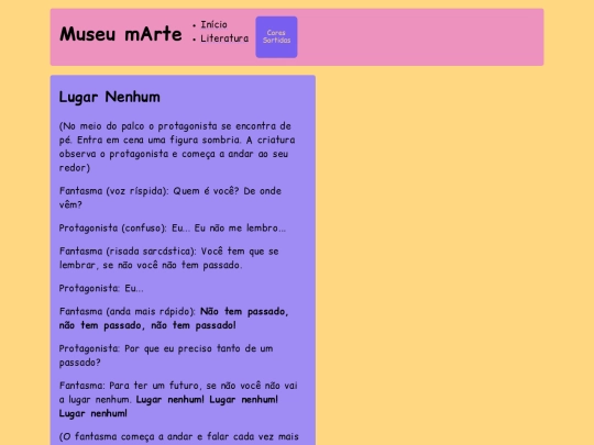 prosa/lugarnenhum screenshot