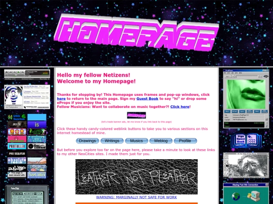 homepage screenshot