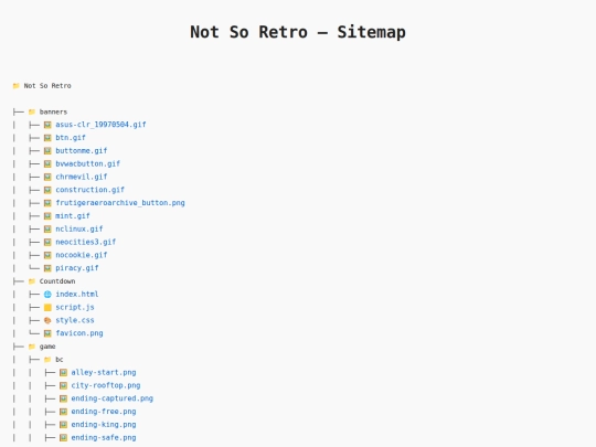 sitemap screenshot