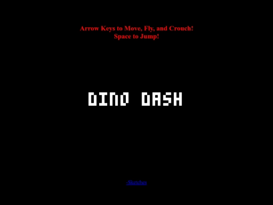 DinoDash screenshot