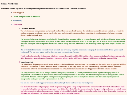 visualaesthetics screenshot