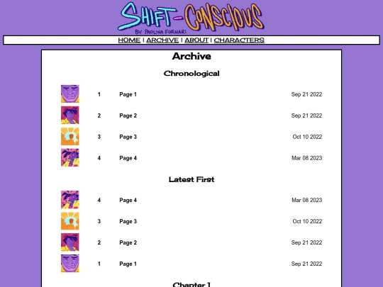 archive screenshot