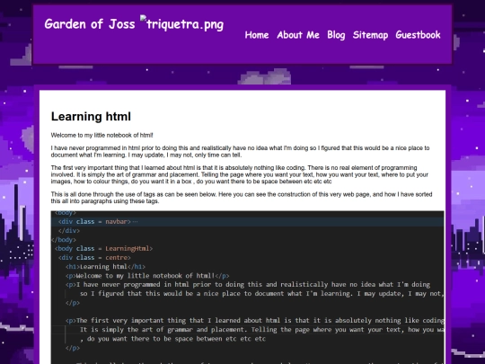 LearningHtml screenshot
