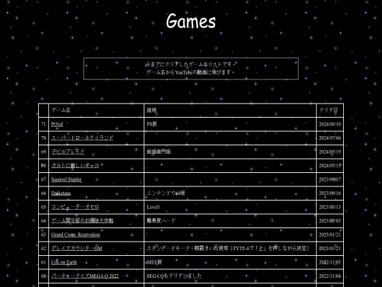 games screenshot