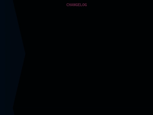 changelog screenshot