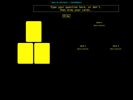 tinytarot screenshot