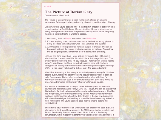personal/books/the picture of dorian gray screenshot