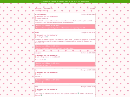 personal/iku0hearts guestbook pg1 screenshot