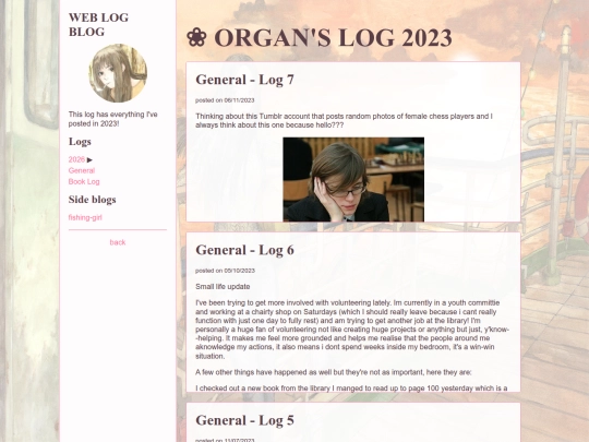 personal/log-2023 screenshot