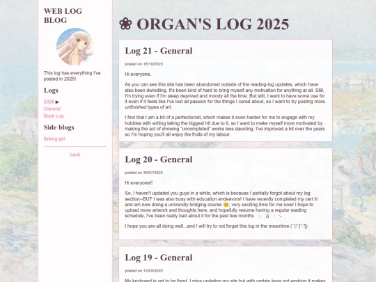 personal/log-2025 screenshot