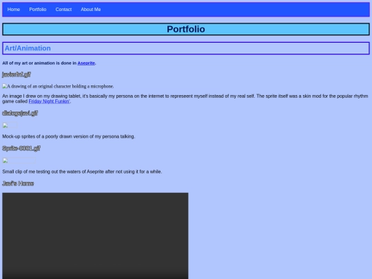 portfolio screenshot