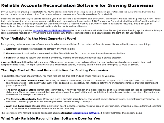 reconciliation-software screenshot