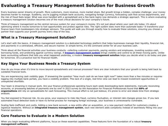 treasury-management-solution screenshot