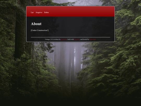 blog/about screenshot