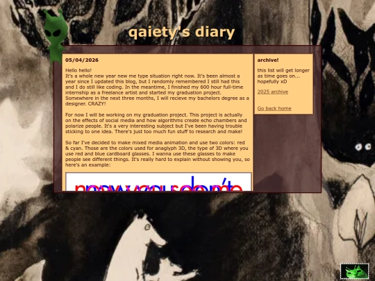 diary screenshot