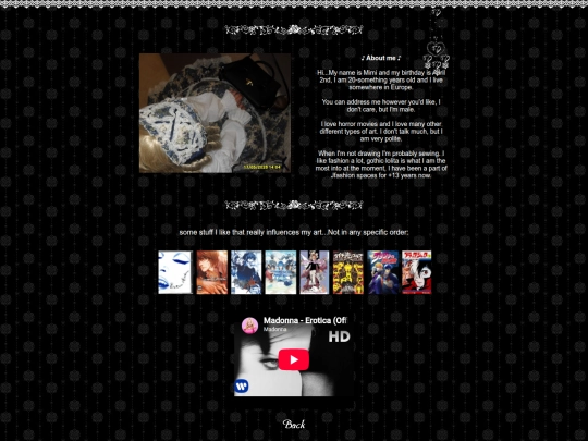 aboutme screenshot
