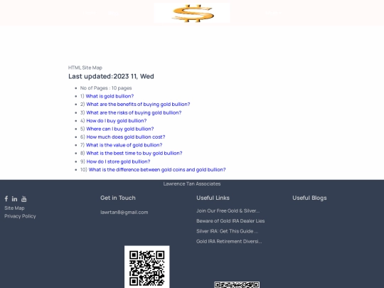 sitemap screenshot