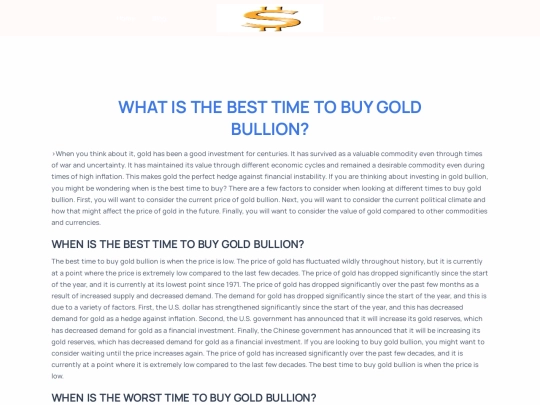 what-is-the-best-time-to-buy-gold-bullion screenshot