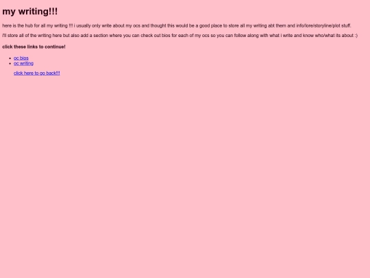 writing screenshot