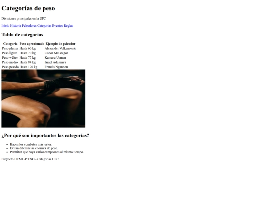 categorias screenshot