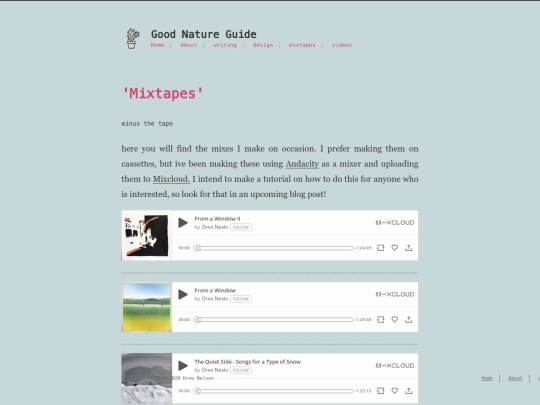 mixtapes screenshot