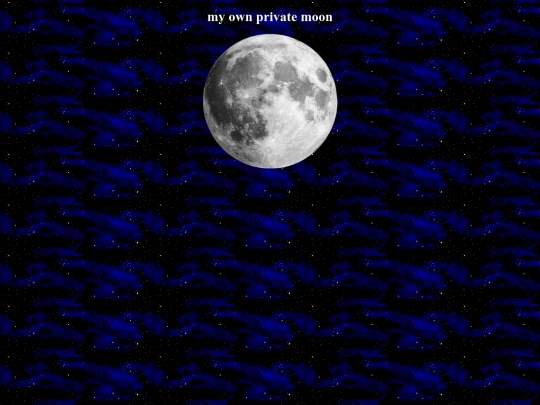 my own private moon screenshot