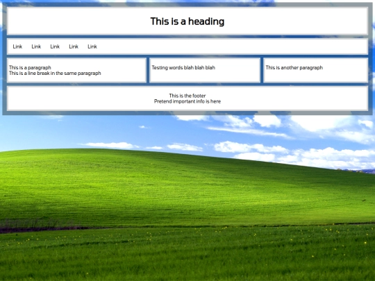 test screenshot