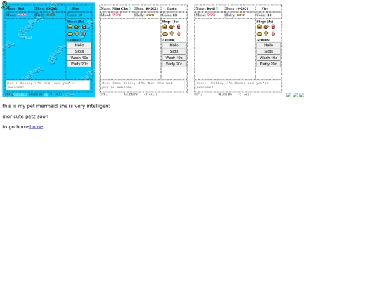 Mypets screenshot