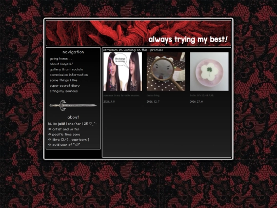 diary screenshot
