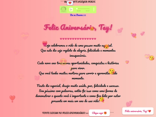 feliz-aniversario screenshot