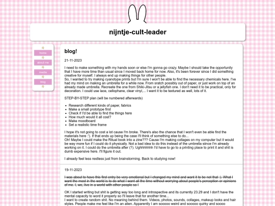 blog screenshot