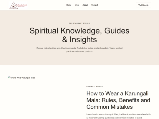 blog screenshot