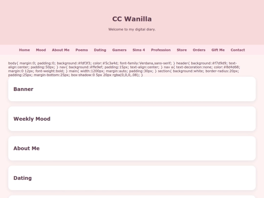 index screenshot